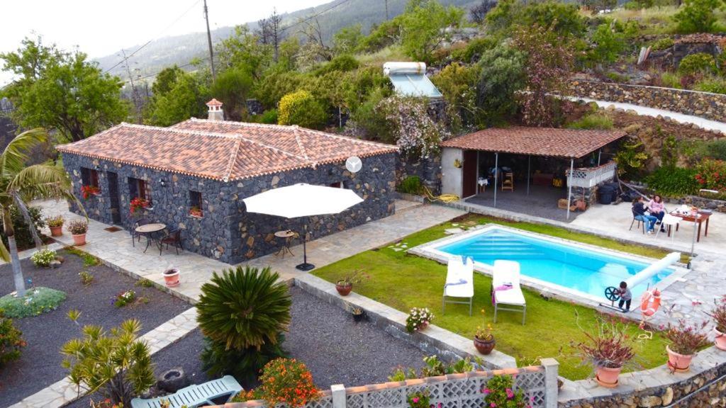 Climatized Pool Free Wifi Casa Rural Las Pareditas Tijarafe Esterno foto