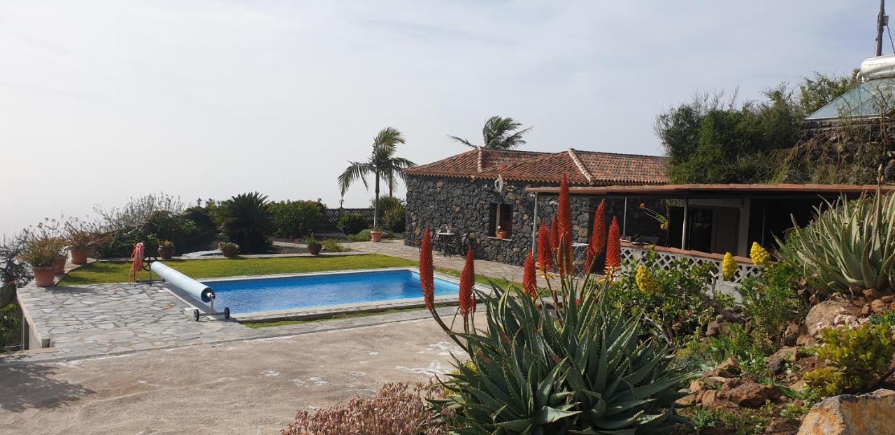 Climatized Pool Free Wifi Casa Rural Las Pareditas Tijarafe Esterno foto