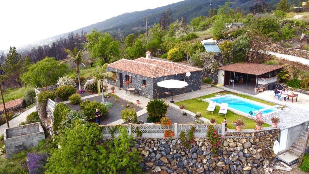 Climatized Pool Free Wifi Casa Rural Las Pareditas Tijarafe Esterno foto