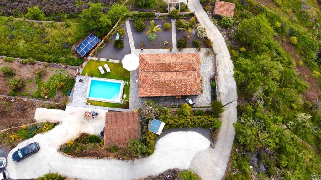 Climatized Pool Free Wifi Casa Rural Las Pareditas Tijarafe Esterno foto