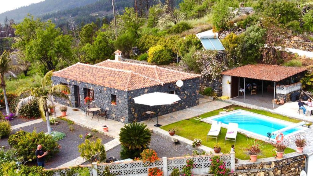 Climatized Pool Free Wifi Casa Rural Las Pareditas Tijarafe Esterno foto