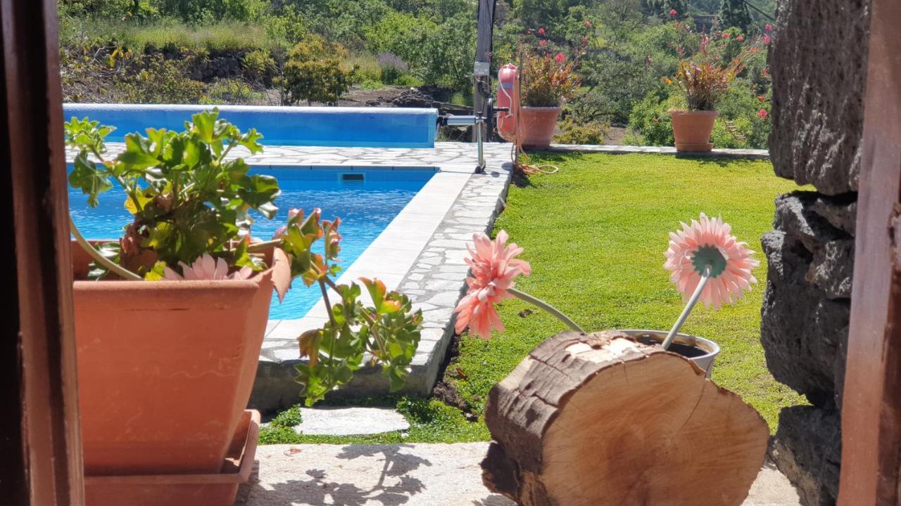 Climatized Pool Free Wifi Casa Rural Las Pareditas Tijarafe Esterno foto